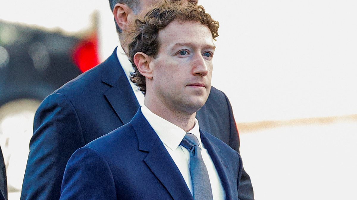 Mark Zuckerberg arrives to court in ill-fitting suit flanked by his lawyer to fight landmark social media addiction trial