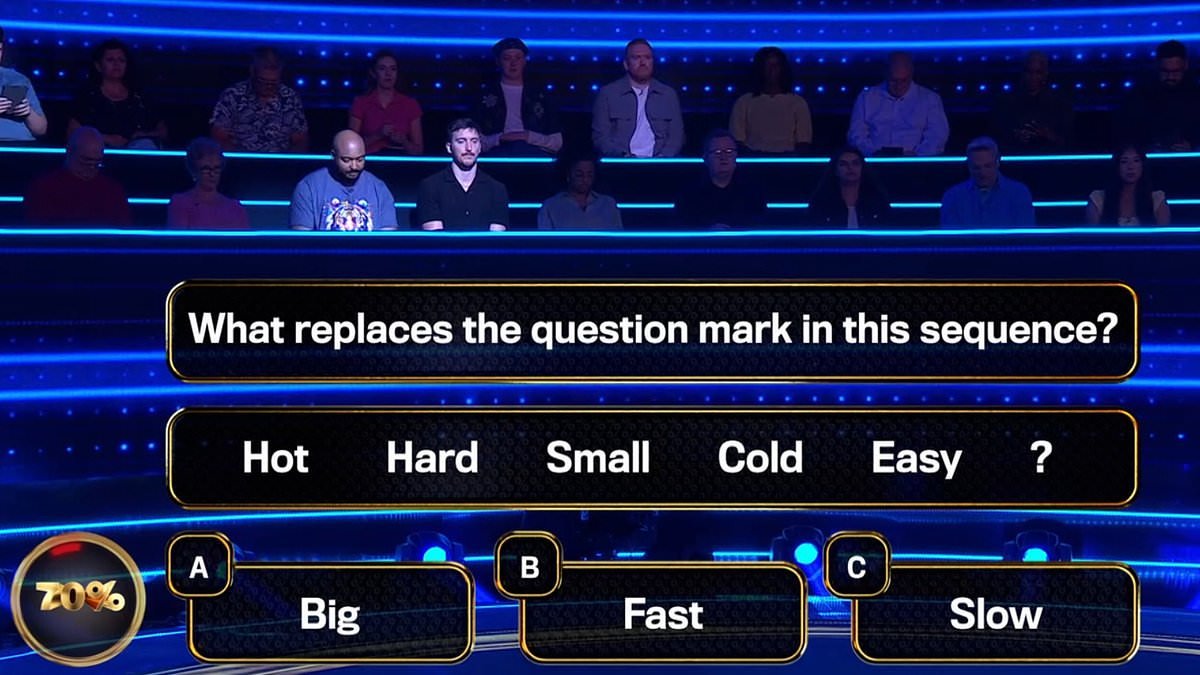 The 1% Club's mind-boggling word sequence wipes out 21 players - but can YOU solve it within 30 seconds against the odds?