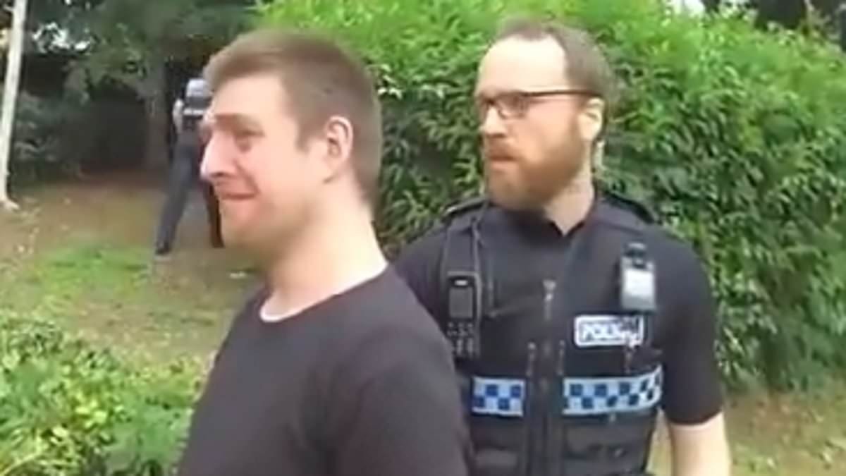 Moment killer cries 'I'm going to miss GTA' as he is arrested for murdering his ex-girlfriend