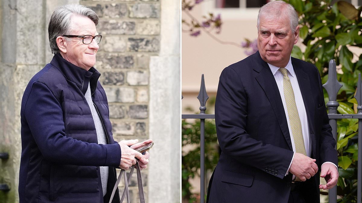 MP calls for Parliament to launch TREASON probe into Andrew and Mandelson