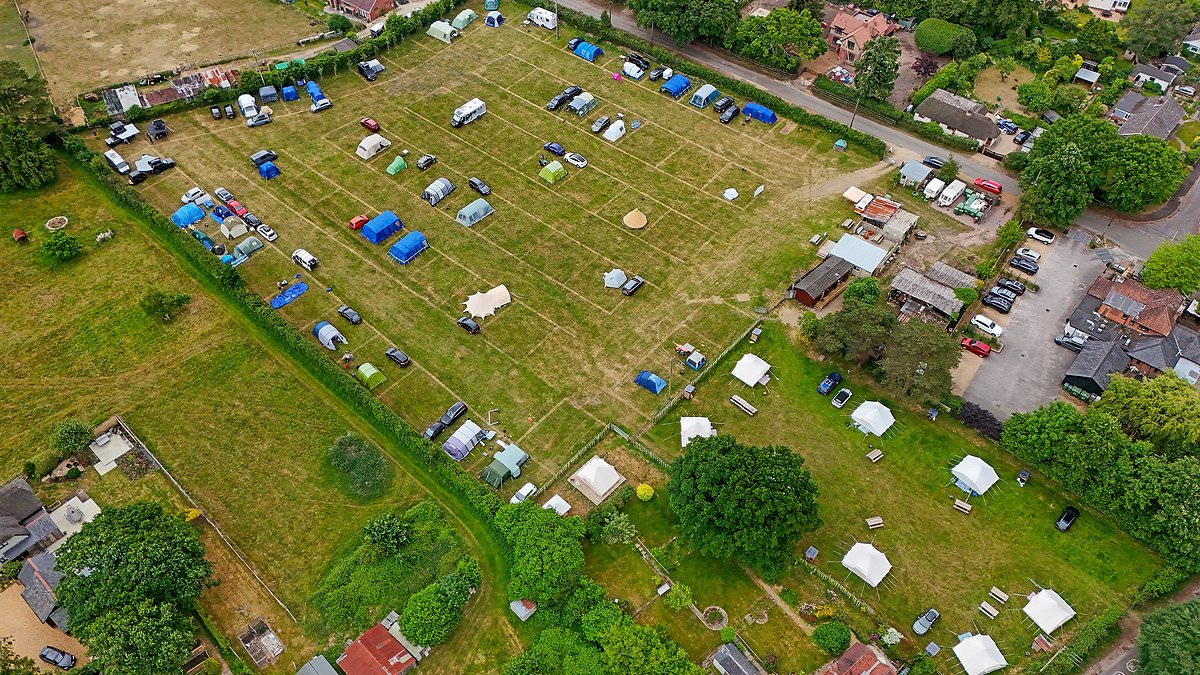 Royal hatmaker accuses 'NIMBY' neighbours of 'orchestrated campaign' against her award winning campsite - after complaints about visitors feeding the local donkeys doughnuts