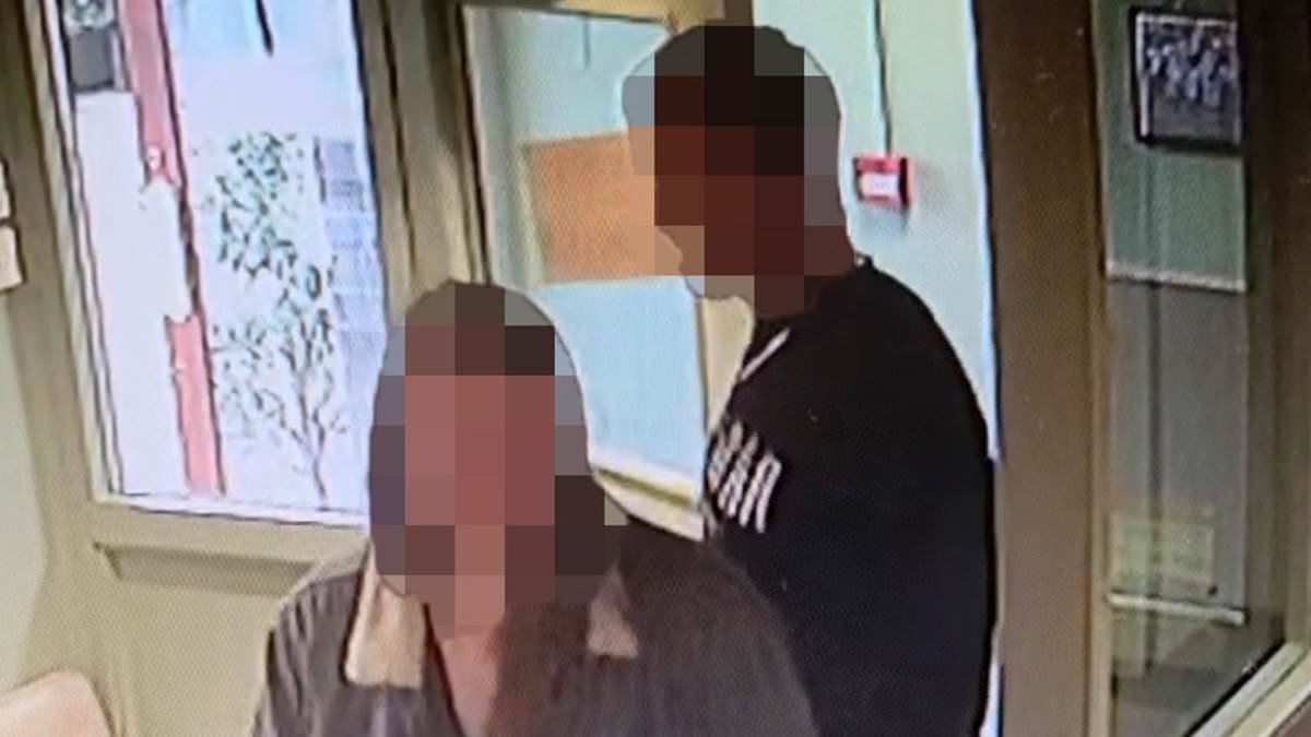 Moment 'dine-and-dash couple who ordered £195 meal flee without paying while going for vape'