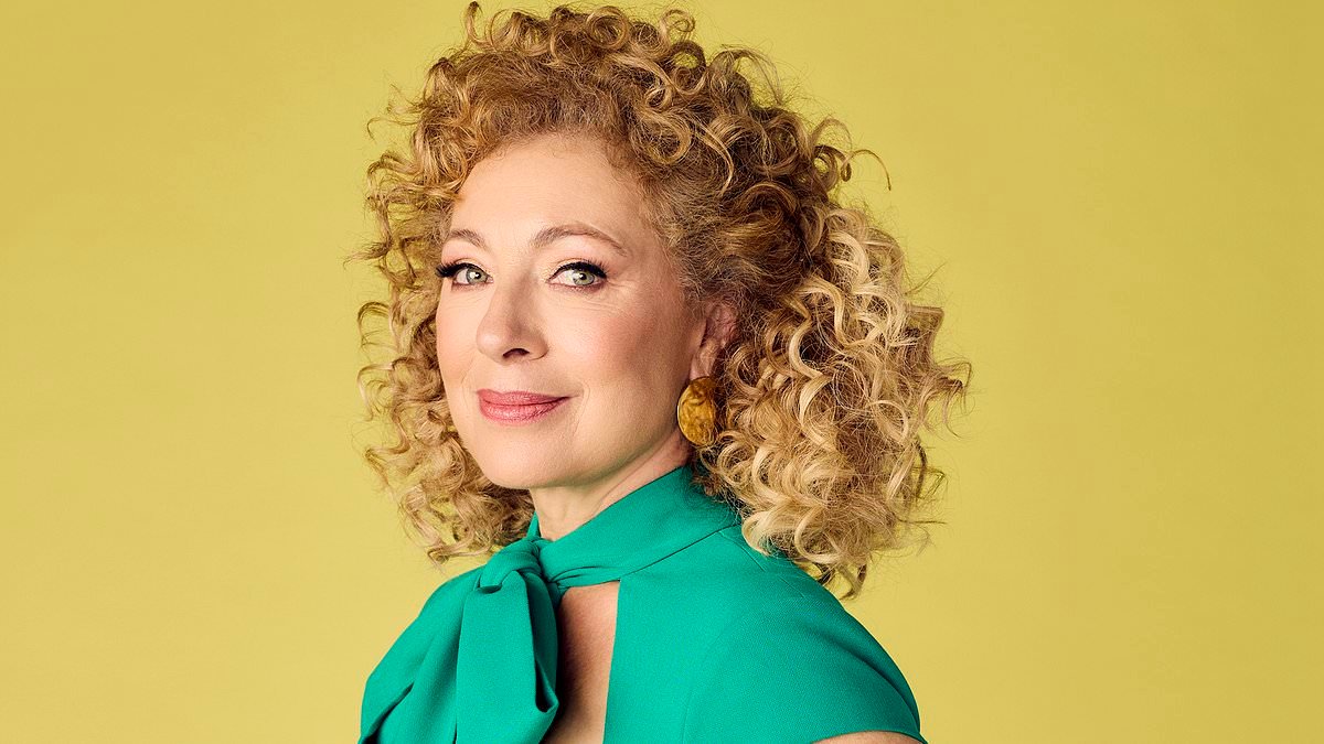 Alex Kingston, 62, says she almost missed her uterine cancer symptoms after putting 'bloating and weight gain' down to 'ageing'