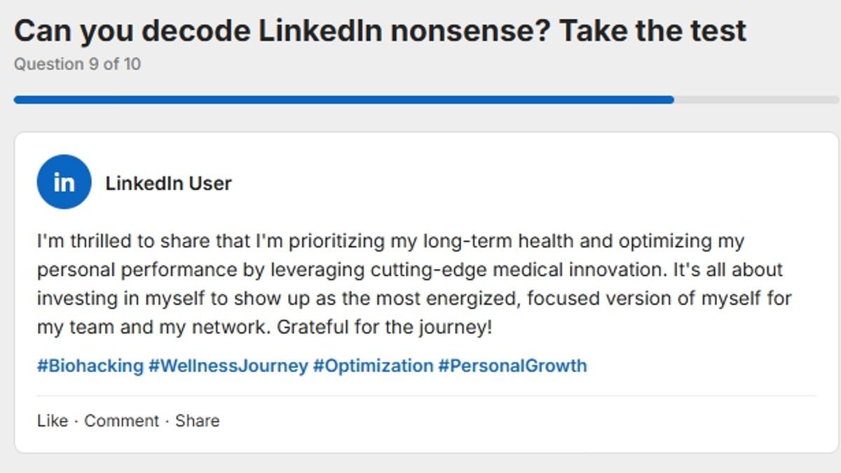 Can YOU decode LinkedIn nonsense? Take the test - as viral AI translation tool puts a positive spin on almost ANYTHING