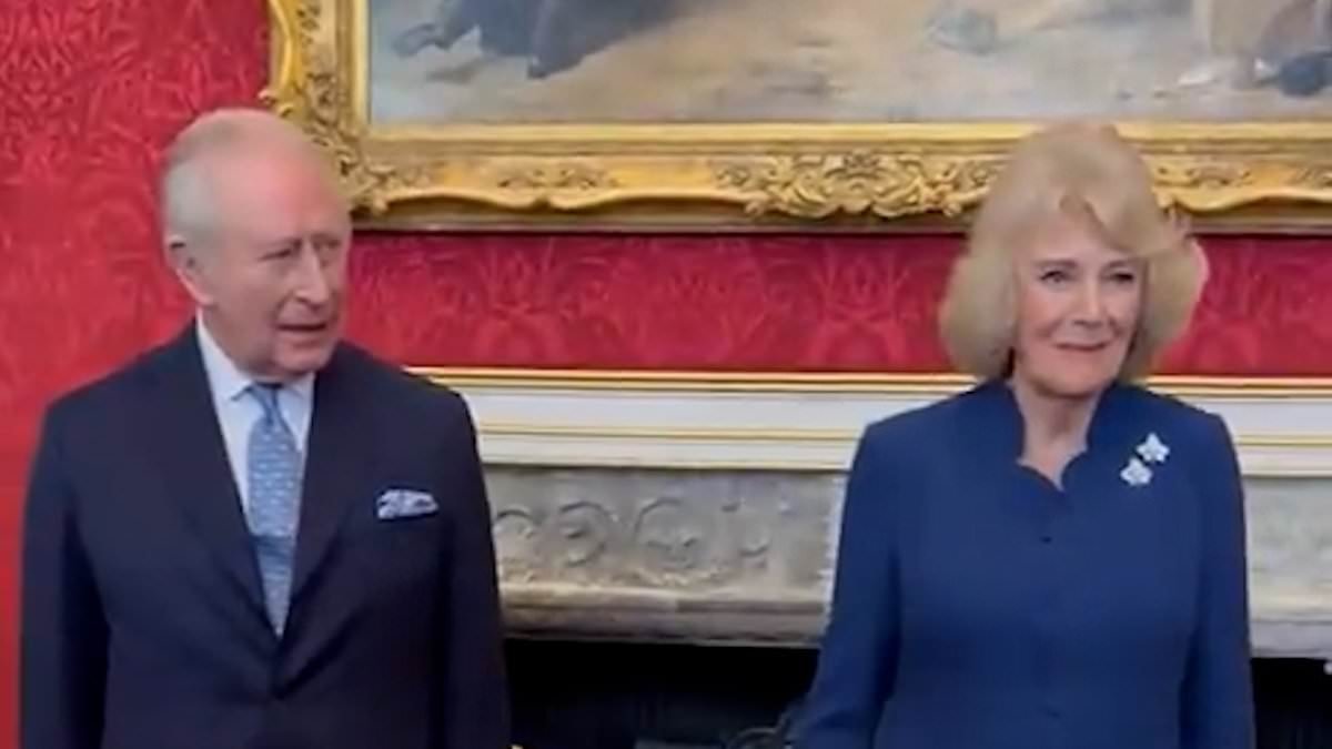 King Charles leads Queen Camilla and Princess Anne in largest gathering of royals since Andrew's arrest at ceremony to celebrate work by British universities and colleges