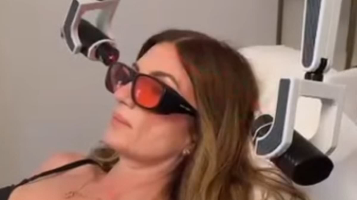 Karren Brady's £895 face maintenance! Apprentice judge maintains her new glow with sculpting 'Rainbow Reset' laser procedure 