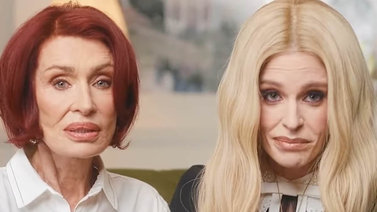 Sharon and Kelly Osbourne delight fans as they film funny skit for Omaze to raise £4.5million for Prince William's homelessness charity