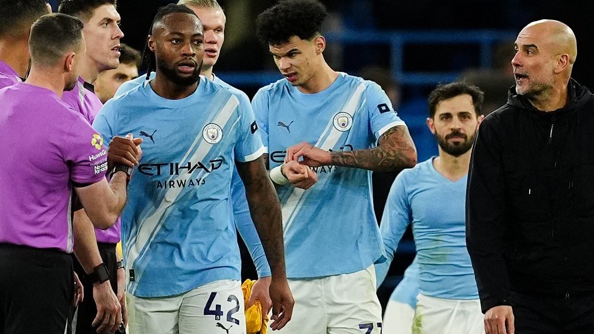 Sarcastic Pep Guardiola takes aim at Howard Webb and criticises referee after he made his Premier League debut in win over Wolves: 'Now everybody will know him'