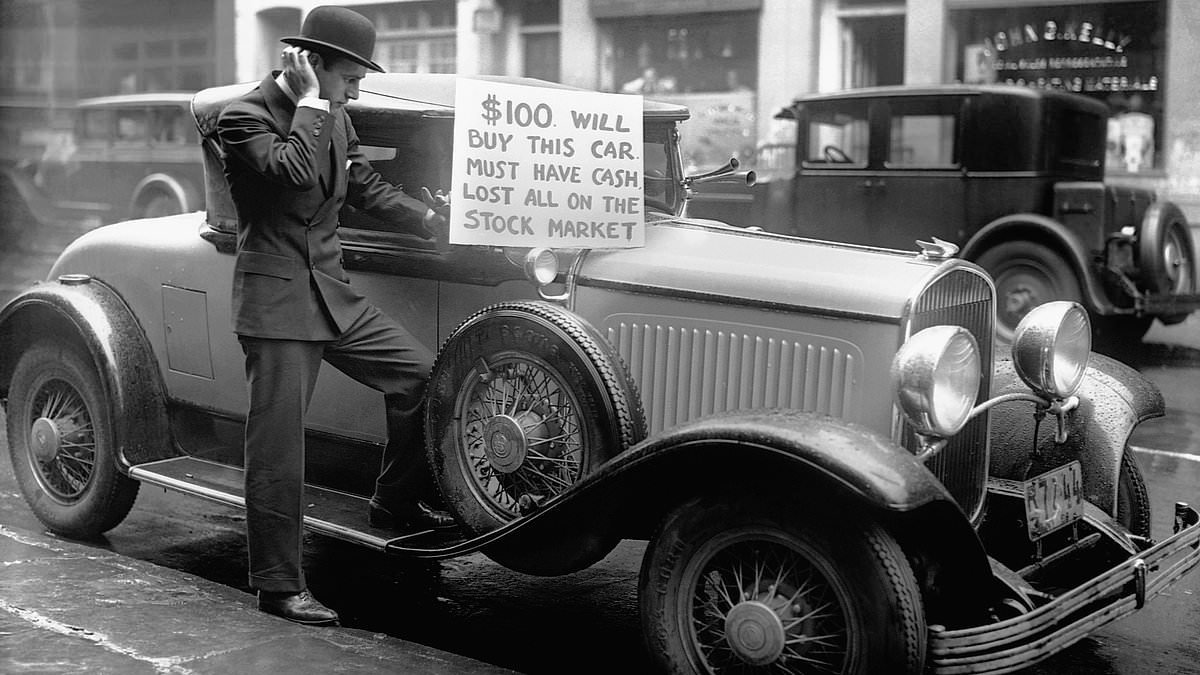 We're heading for a terrible crash, says City guru ALEX BRUMMER. I've never felt so worried it's like 1929... from blind faith in markets to deluded leaders, signs are EVERYWHERE