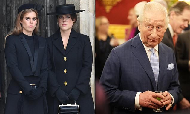 Will the King snub his nieces Beatrice and Eugenie over Epstein links? CHARLOTTE GRIFFITHS reveals his dilemma in the Palace Confidential