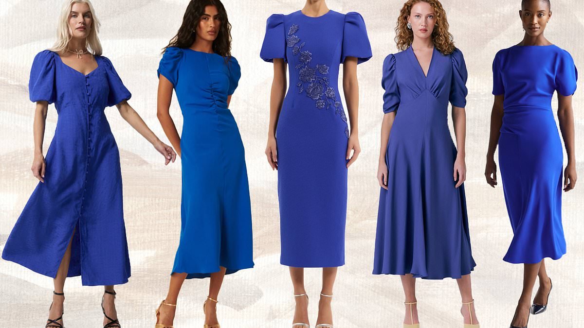 Zara Tindall stuns in royal blue puff sleeve dress in Australia - we've found the look in stock and a chic Nobody's Child alternative