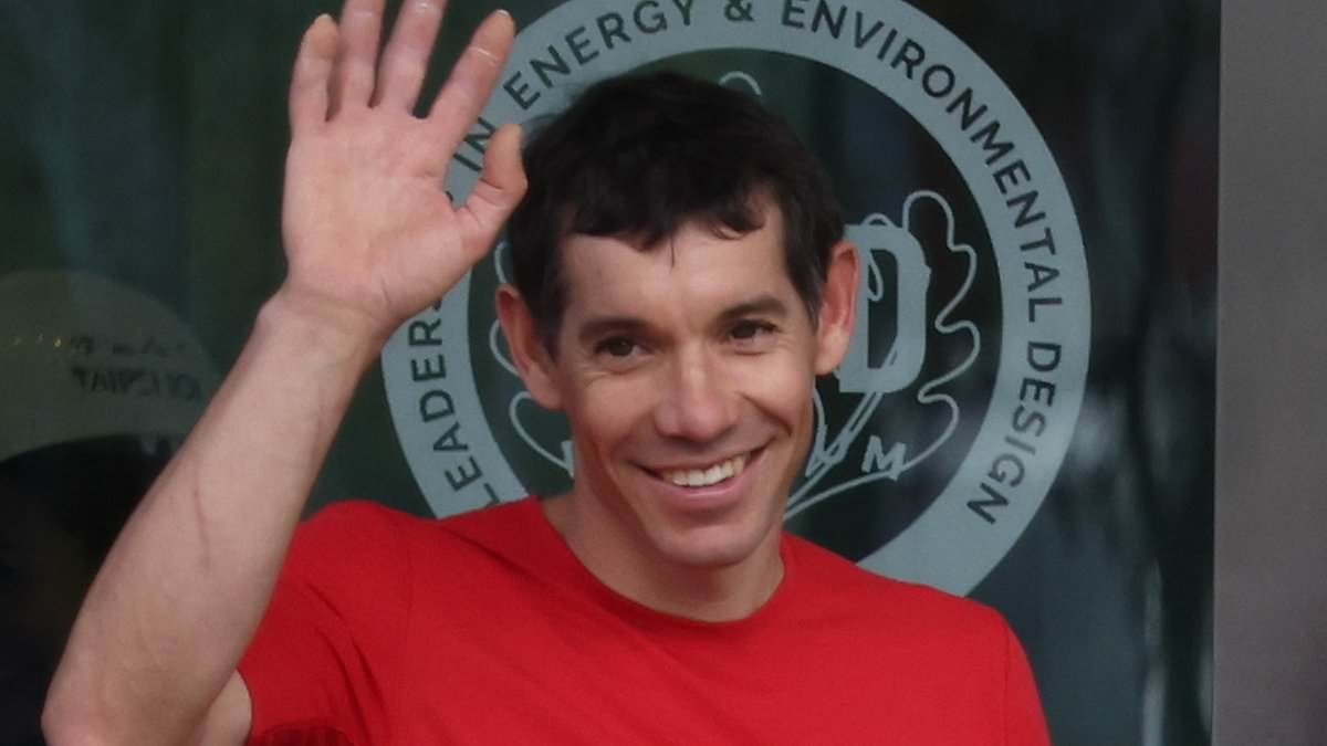 Daredevil Alex Honnold starts nerve-shredding climb of 101-story tower in Taiwan without ropes live on Netflix