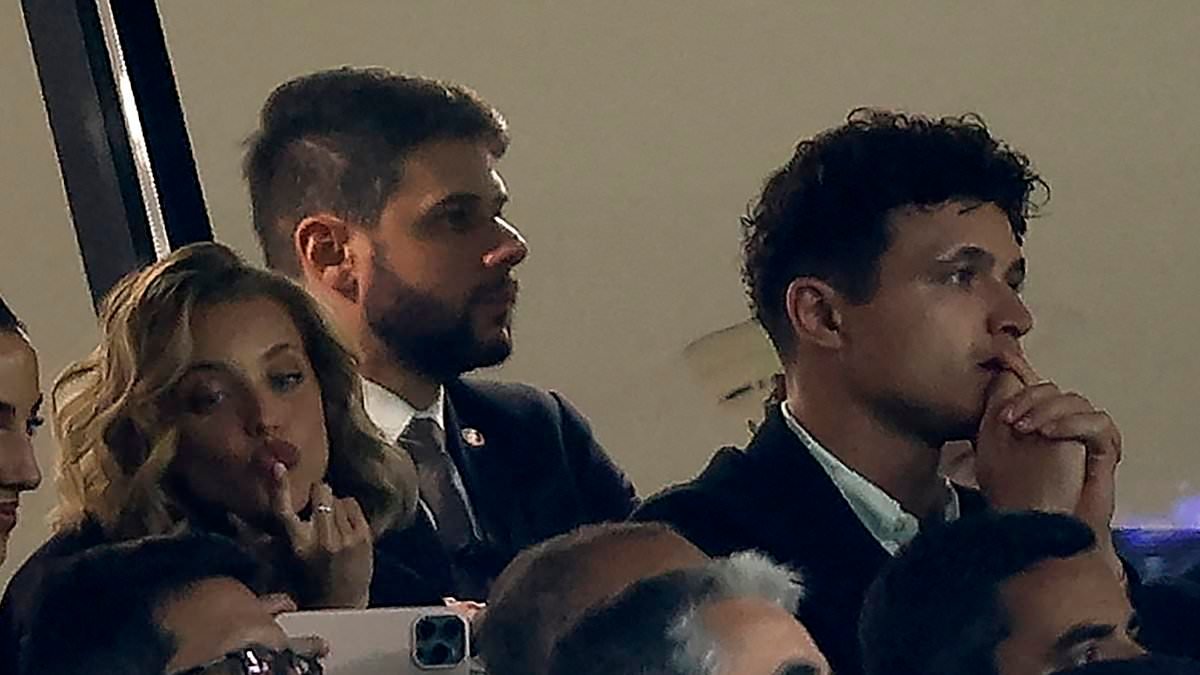 Lando Norris reunites with model girlfriend Magui Corceiro as they appear to put split rumours to bed at Arsenal's Champions League victory