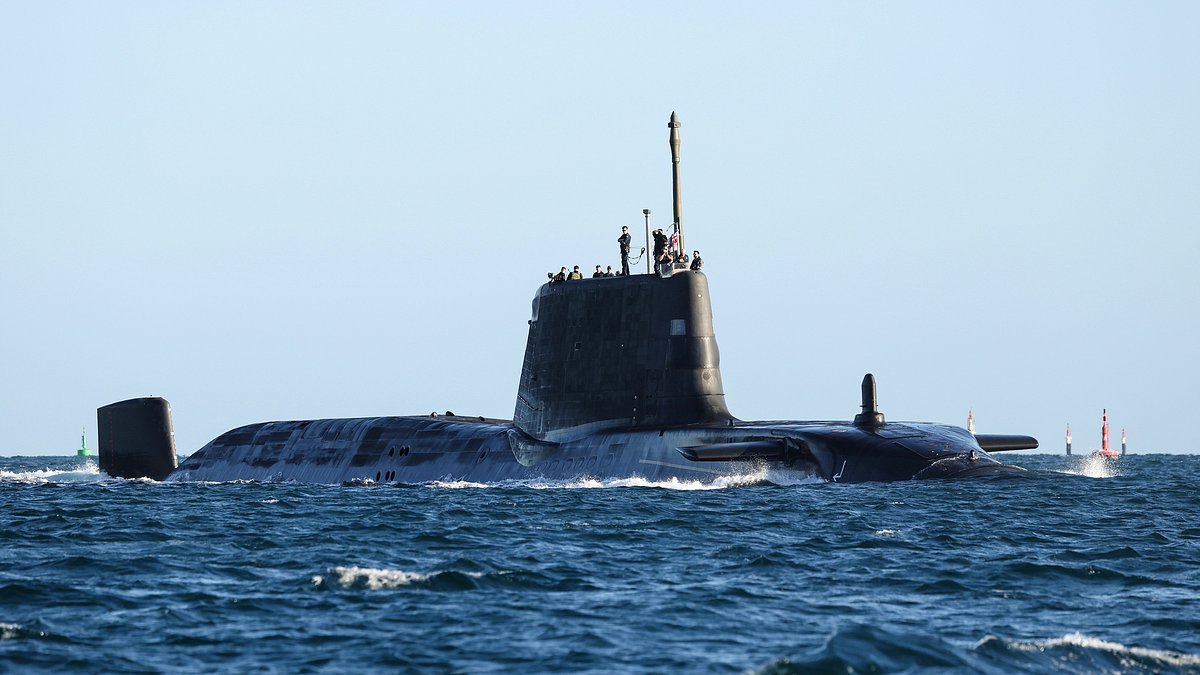 Nuclear-powered Royal Navy submarine arrives in Arabian Sea - with capacity to launch strikes on Iran if conflict escalates