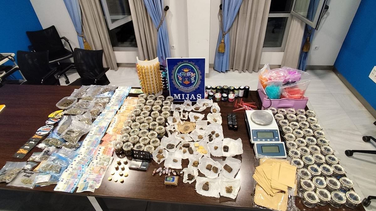 Former West Bromwich Albion star is arrested in Costa del Sol drugs raid