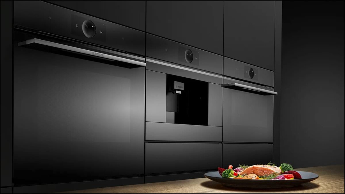 Has the air fryer had its chips? Humble oven set for a futuristic reboot, with AI-cameras, voice control and hyper-speed cooking - that can roast a chicken in 30 minutes - soon to be 'in every home'