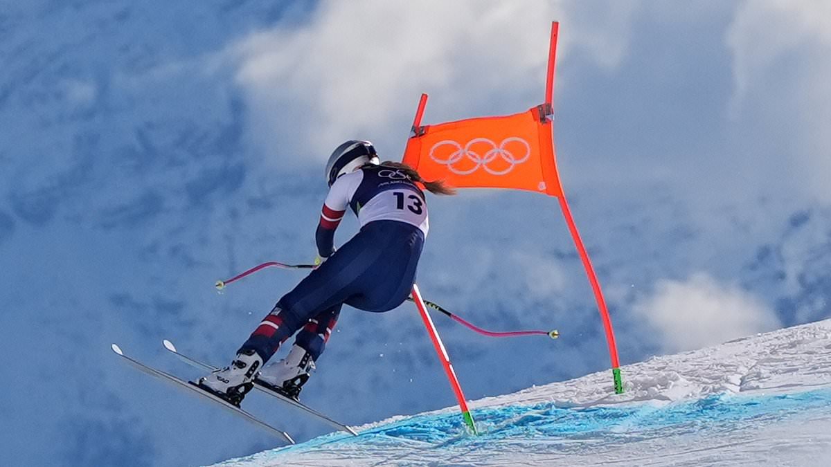 The incredible photo that reveals key detail of why Lindsey Vonn crashed and broke her leg