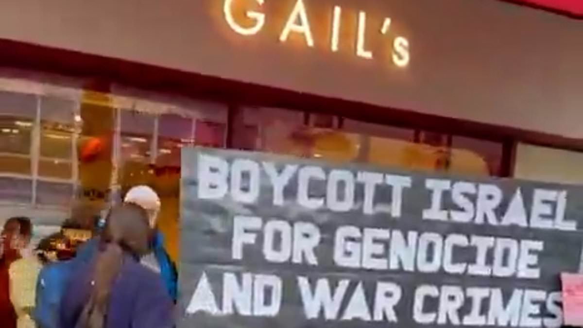 New branch of Gail's is targeted for second time by vandals painting anti-Zionist graffiti