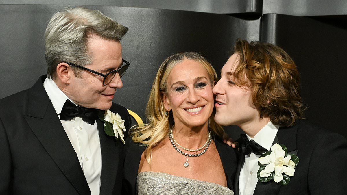 Sarah Jessica Parker and Matthew Broderick's rarely-seen son James, 23, steals the show on Golden Eve red carpet