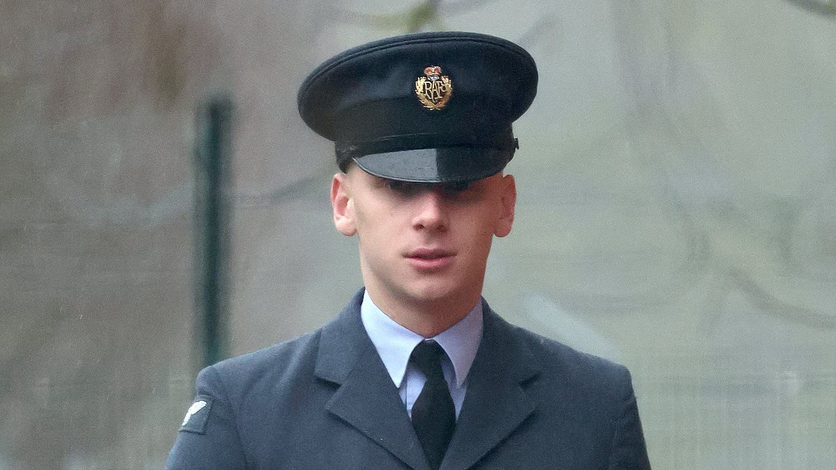 Five RAF airmen are detained after young recruits were made to 'crawl like dogs' and whipped in humiliating initiation ritual - but are allowed to remain in the Armed Forces