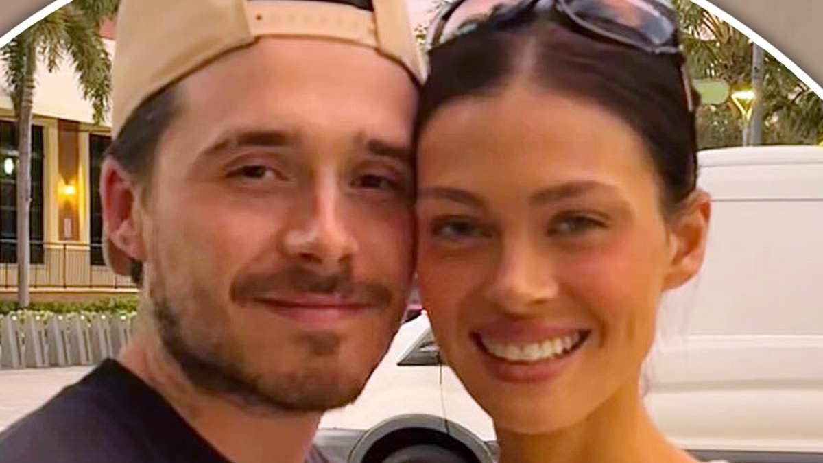 Nicola Peltz shares 'beautiful moment' snaps as she is lavished with flowers by husband Brooklyn Beckham for her birthday - after deleting all trace of David and Victoria from her Instagram