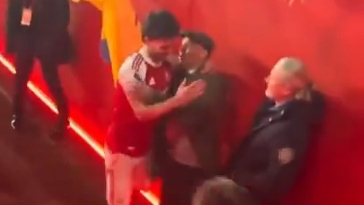 Arsenal stars are called out for IGNORING two club legends - with Declan Rice 'the one exception' - as they head for dressing room after Chelsea win without acknowledging ex-players