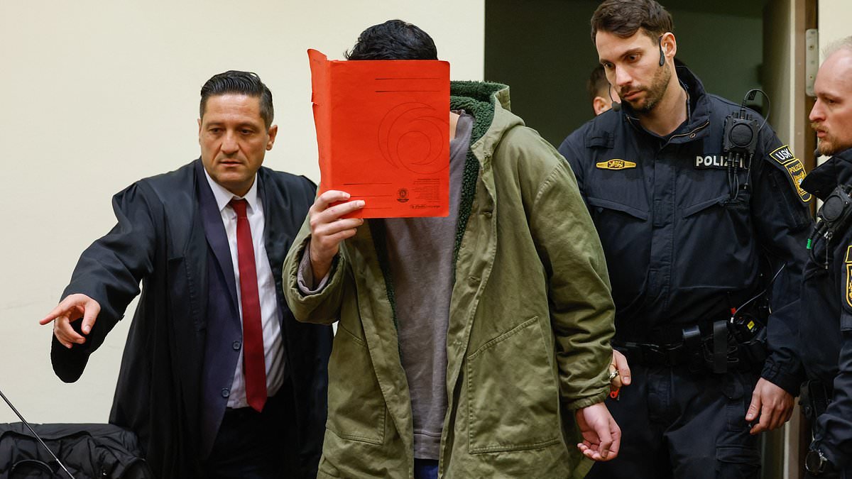 Afghan man 'rammed car into German crowd, killing girl, two, and her mother and injuring dozens more': Driver 'with 'religious motivation' muttered 'Allahu Akbar' afterwards', murder trial hears