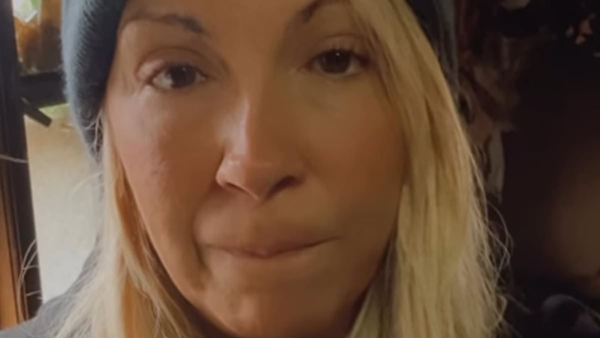 'I am so broken': Jodie Marsh breaks down in tears and says she's lost 'everything valuable' after devastating fire at her farm killed two animals she hand reared from birth