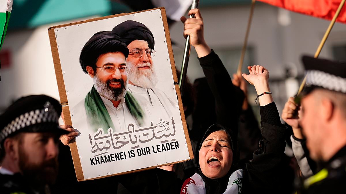 Protesters clash as pro-Iranian demonstrators hold memorial for assassinated Ayatollah Ali Khamenei in London
