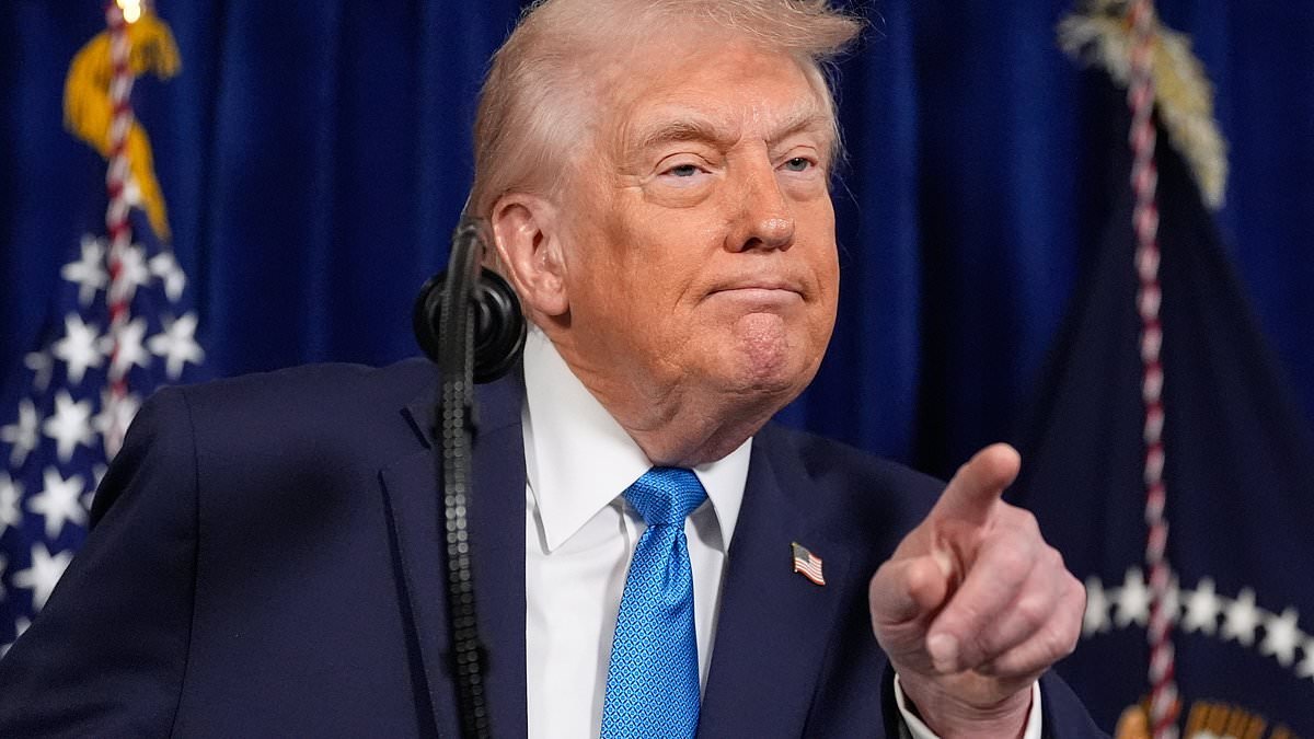 Trump's plans for attacking Iran are revealed including large-scale aerial strikes on multiple military targets... as president says America is 'ready to help' after night of bloodshed