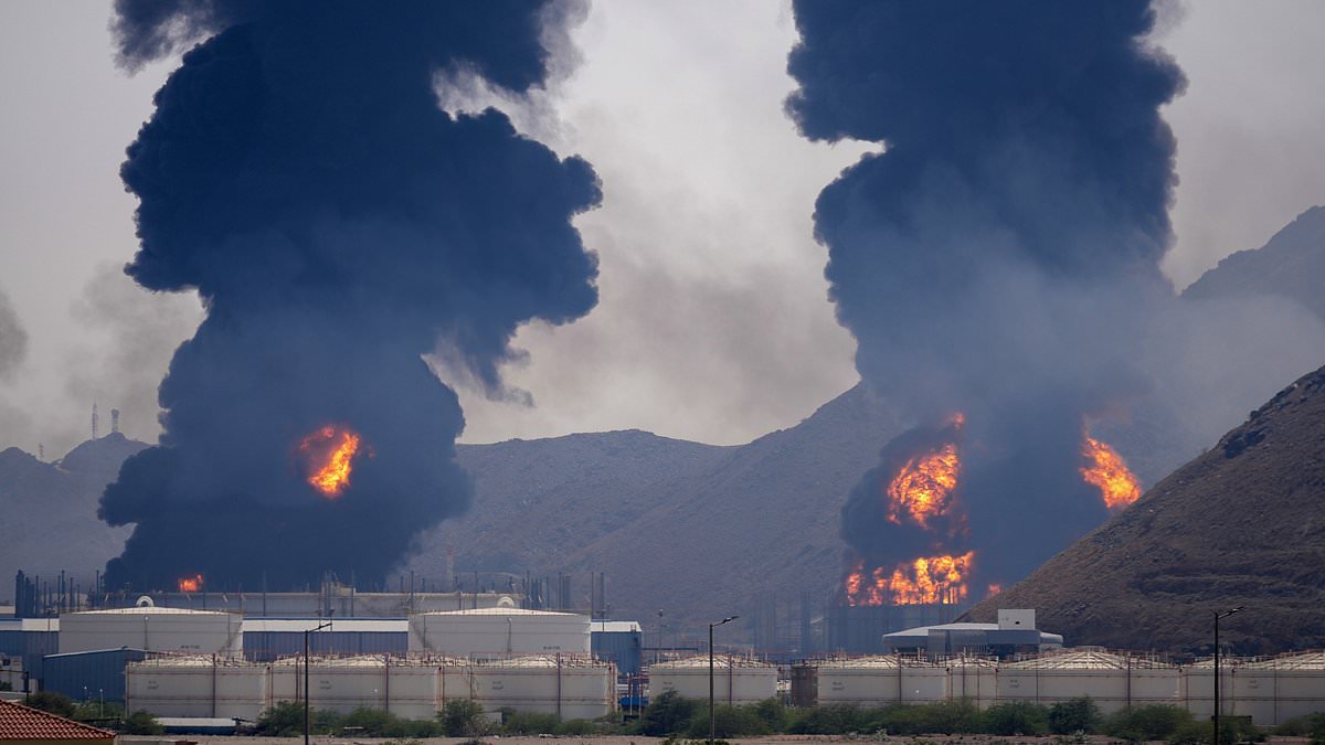 Fears oil will hit $200-a-barrel as Iran targets Saudi and Qatar as Tehran wages 'full-scale economic war' on the West