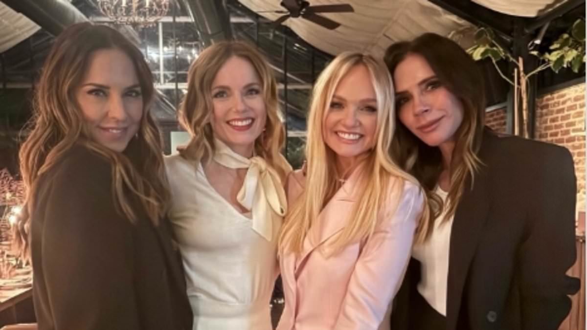 How the Spice Girls' rallied round 'heartbroken' Victoria Beckham as they partied till 1am at Emma Bunton's 50th birthday party