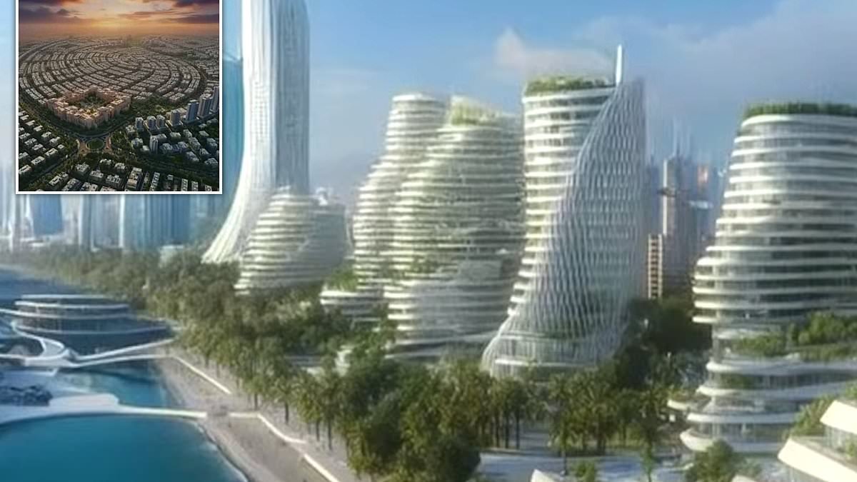 Jared Kushner shows off vision of 'New Gaza' coastal resort with high rises as he reveals work already underway on rebuilding city reduced to rubble