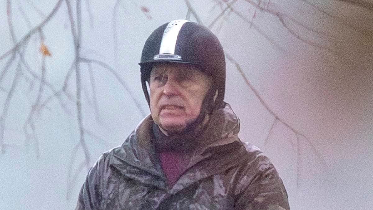 Andrew's new Sandringham life in lonely royal exile: How 'couch potato' former prince will spend his days banished to Norfolk farm, from riding his horse to lounging in front of the TV watching golf and playing video games