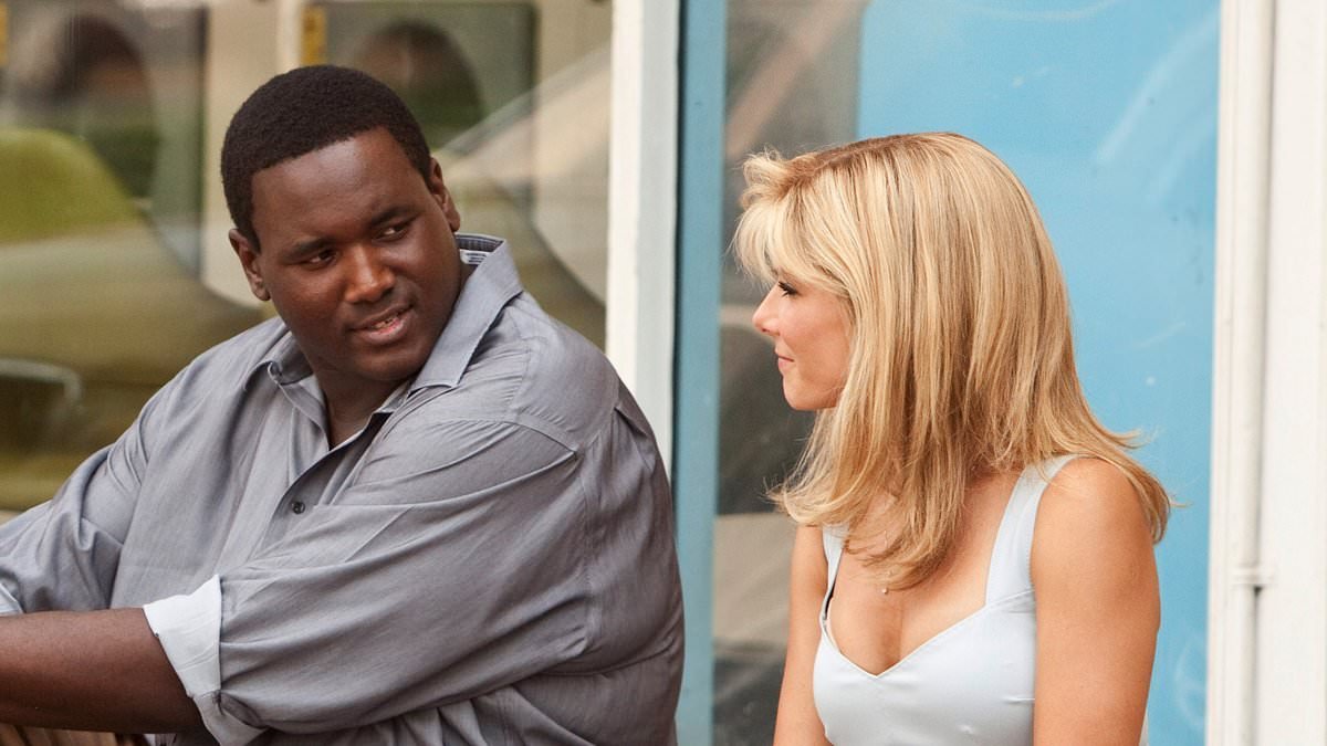 Sandra Bullock's Blind Side costar Quinton Aaron is 'fighting for his life' in hospital after falling at home