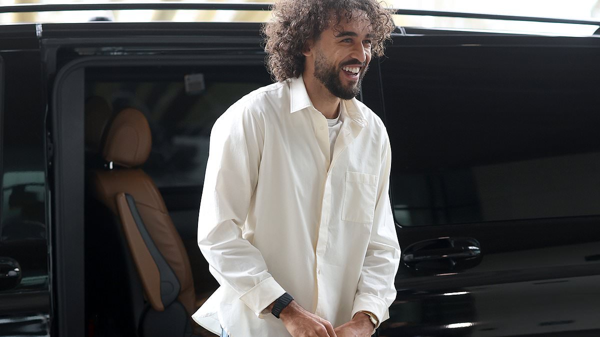 Are your muddy boots really going in that Hermès holdall? Leeds striker Dominic Calvert-Lewin reports for England training toting a £35,000 Birkin