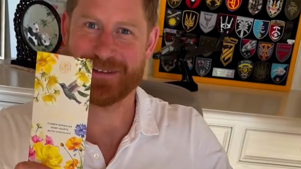 Meghan Markle shares video of her surprising Prince Harry with one of her As Ever chocolate bars ahead of Valentine's Day