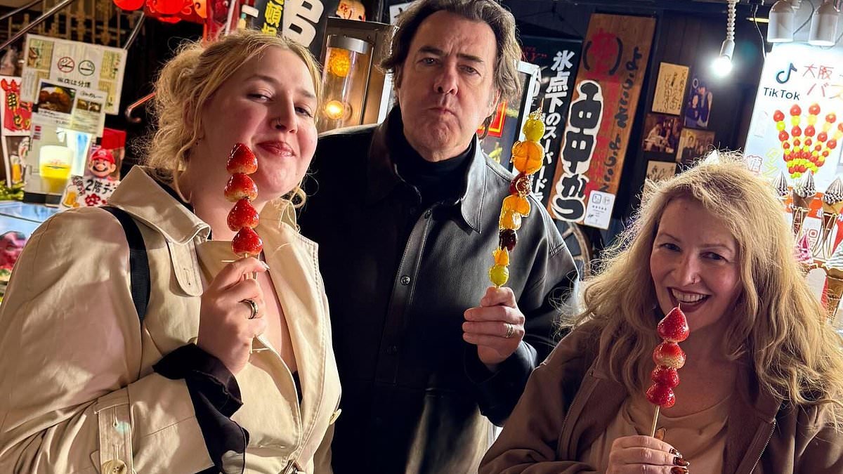 The secret behind Jonathan Ross' family's weight loss as they show off their slimmed-down figures