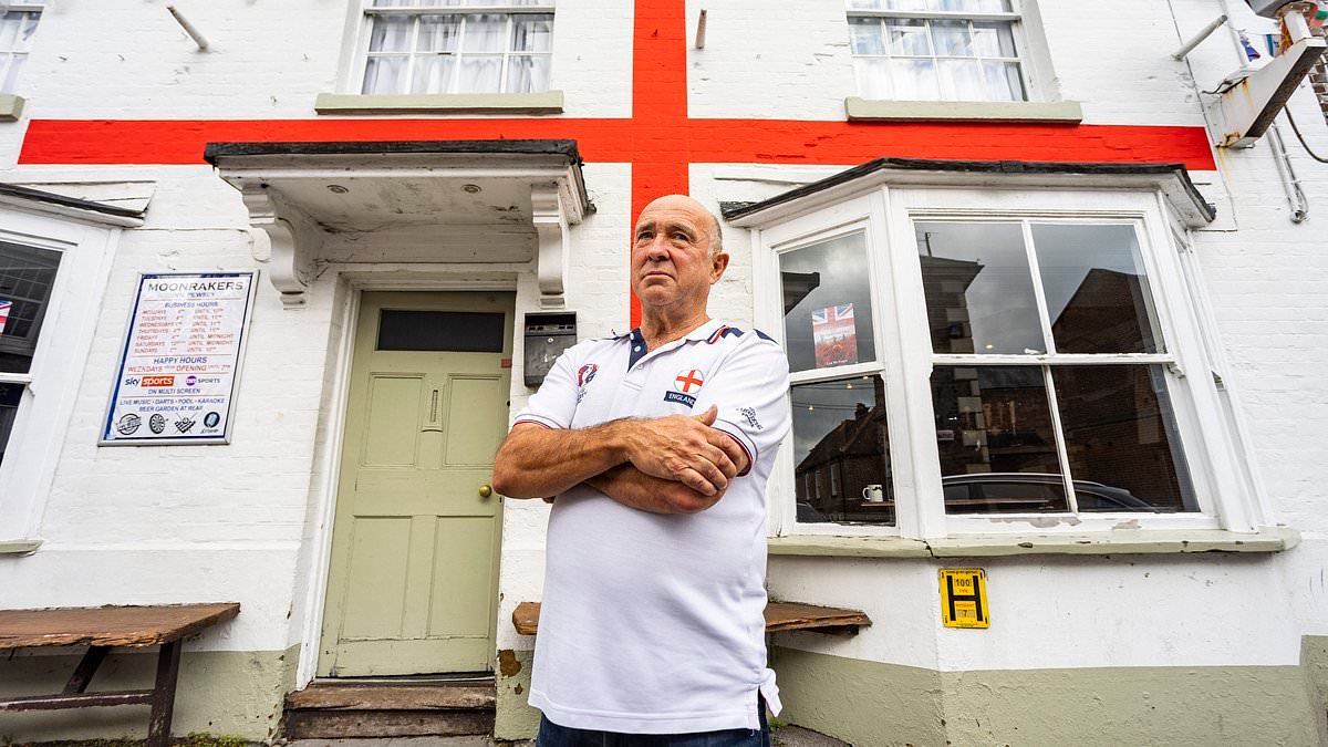 Lib Dem council orders landlord to paint over St George's Cross on the front of his pub after ONE person complained