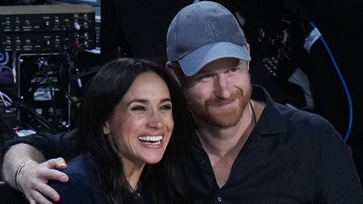 Meghan Markle cozies up to Prince Harry as they enjoy courtside date night at NBA All-Star Game over Valentine's Day weekend