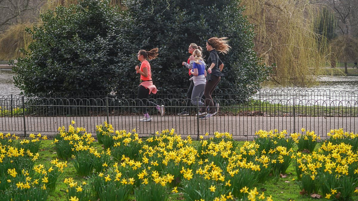Britain set for warmest day of the year so far as balmy 18C temperatures and glorious sunshine give first taste of spring - but it won't last for long