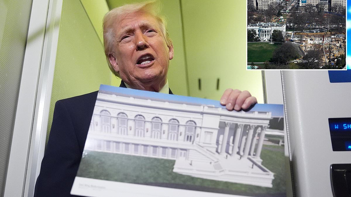 Trump ordered to stop construction on his glitzy White House ballroom