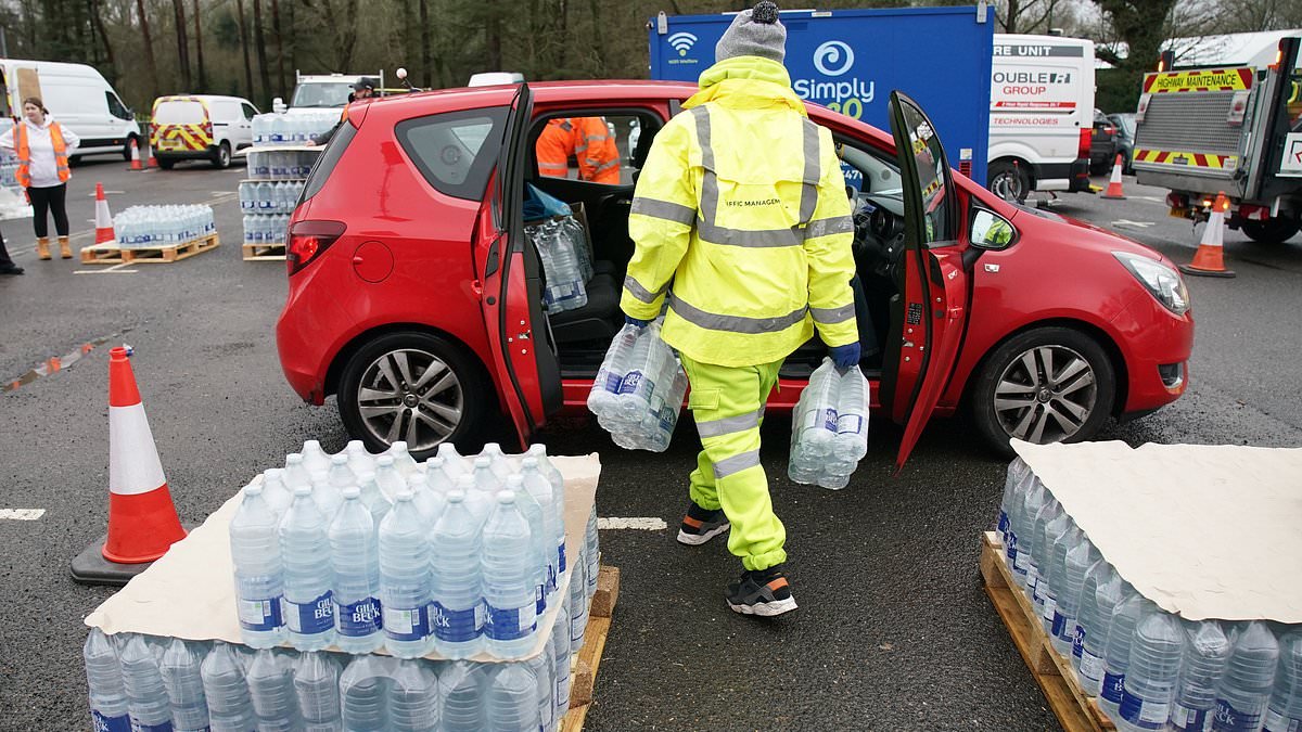 Regulator Ofwat to fine South East Water £22million over supply failures that hit 286,000 people