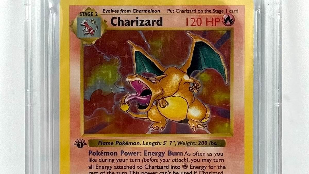 Rare first-edition Pokémon card described as 'holy grail' - bought for pennies in Woolworths - could fetch £40k at auction