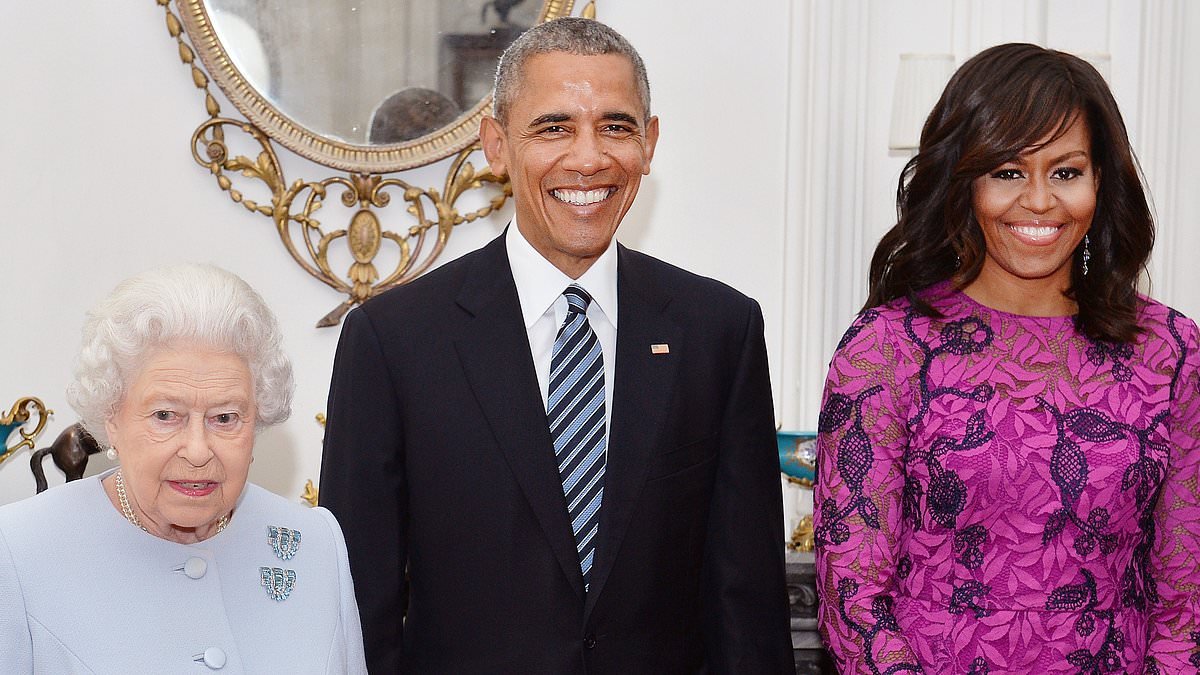 The Queen's brutal question about Trump to the Obamas… and the silent signal she sent on the day Donald arrived in the UK