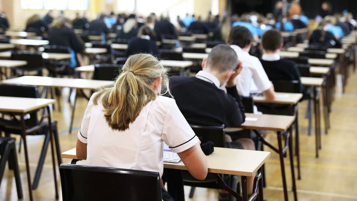 Labour 'hell-bent on dumbing down' in schools after maths and science exams kept 'easier' for another four years