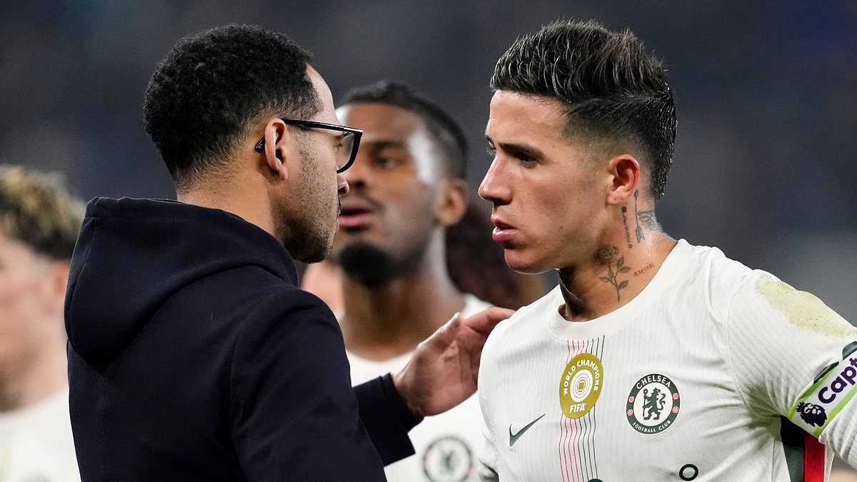 Chelsea BAN Enzo Fernandez: Liam Rosenior slaps star with two-match suspension and says 'a line was crossed' following £107m man's controversial public comments about his future