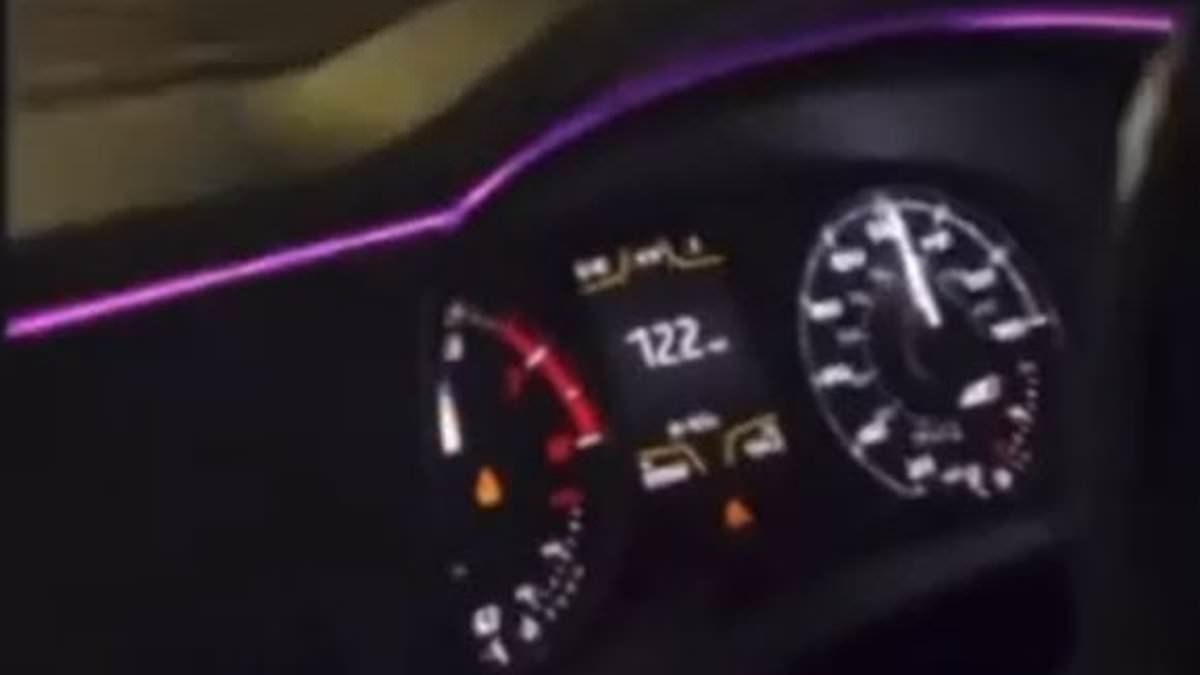 Shocking footage shows Seat Leon racing through suburban roads at 122mph... 'uploaded by teen' who was killed in horrific head-on smash just hours later: Clip now part of police probe into crash that left four dead