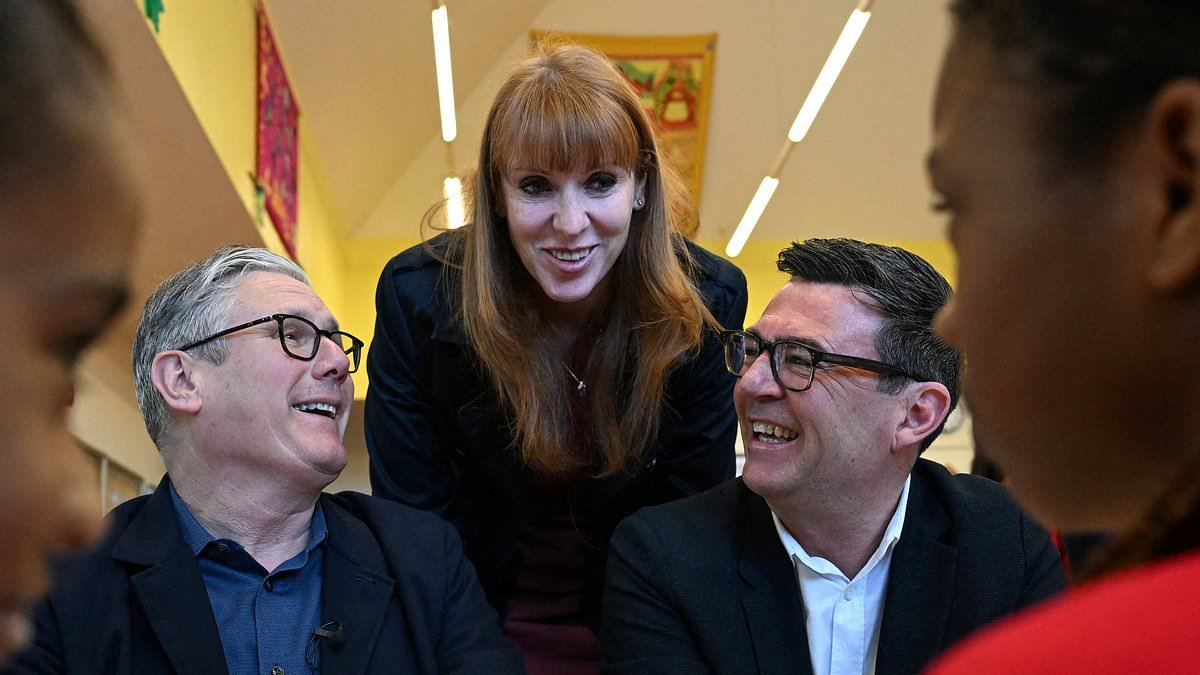 Angela Rayner cools Starmer coup bid plans (for now) despite poll showing Labour is set to be SMASHED by Reform and Greens in local elections