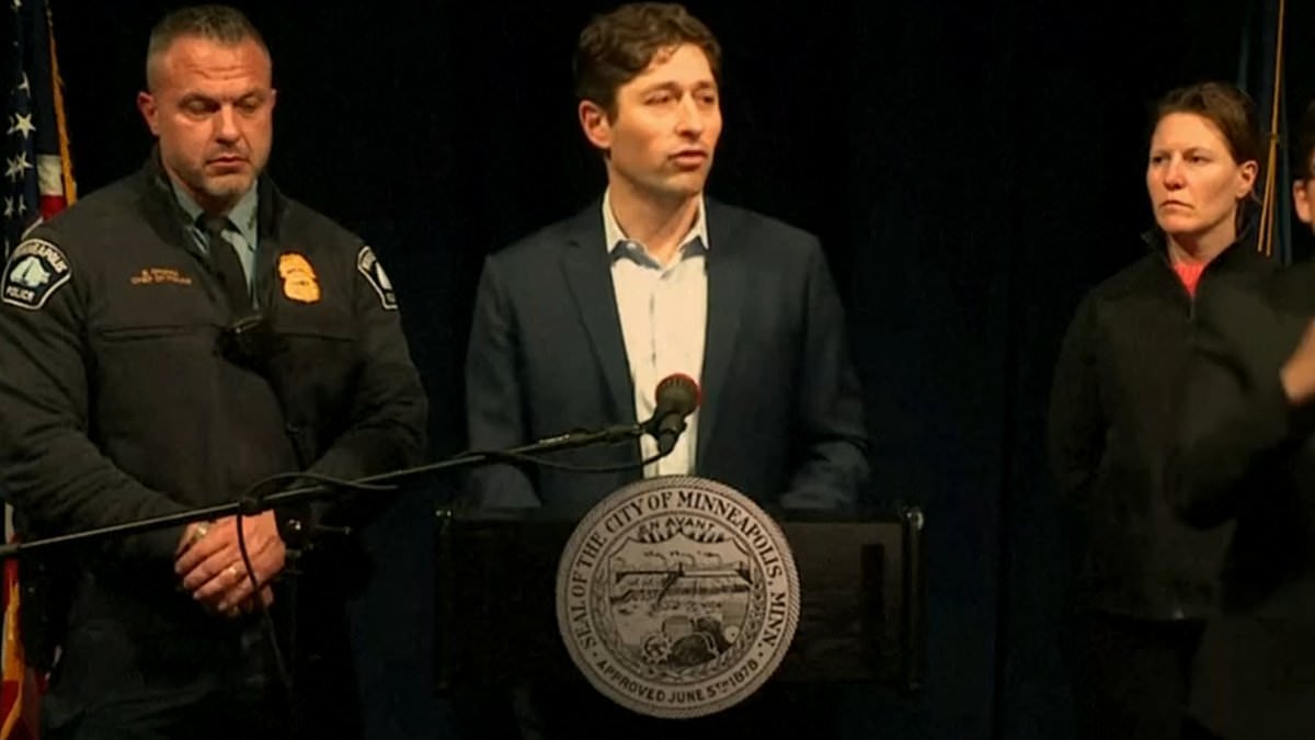 Minneapolis mayor challenges Donald Trump as he addresses president directly after man is shot